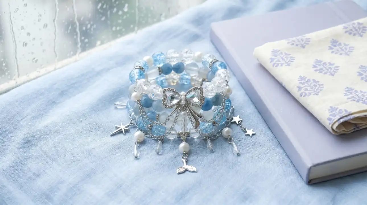 Blue Bracelets Are the Prettiest Way to Style Monsoon Outfits