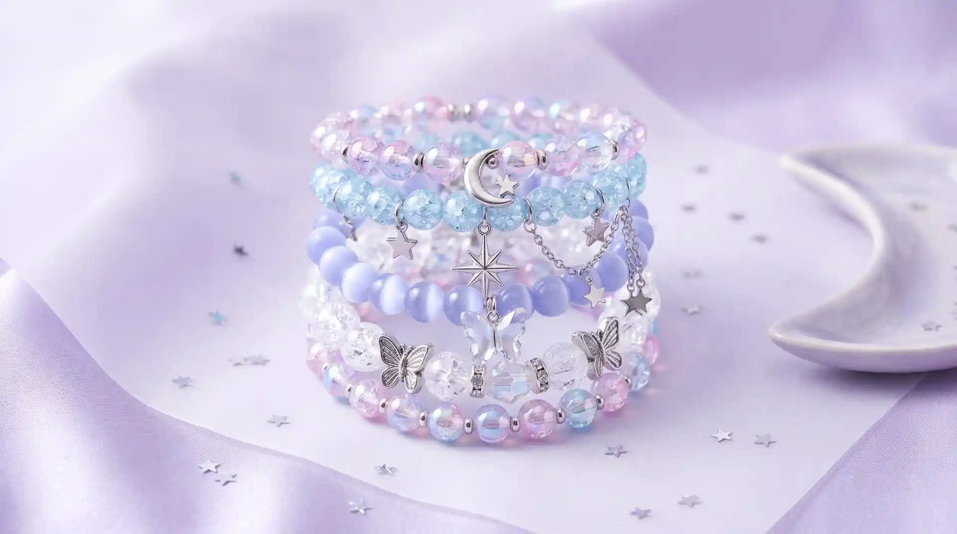 Celestial Jewelry: Why Stars, Moons, and Opalescent Beads Work So Well